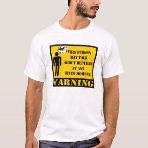 T-shirt L'avertissement de cette personne peut parler des