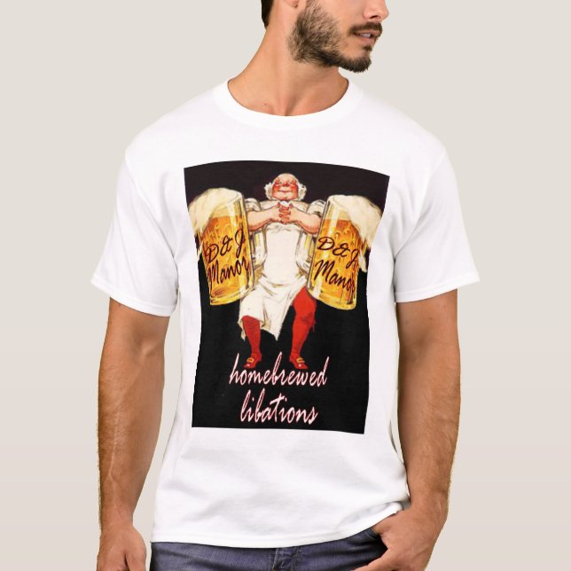 T-shirt l'avertissement des brewmaster (Devant)