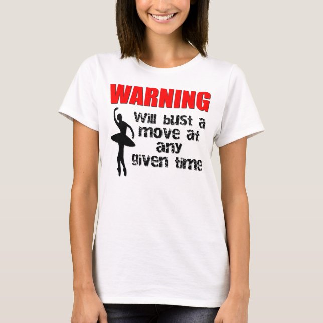T-shirt L'avertissement - éclatera un mouvement (Devant)