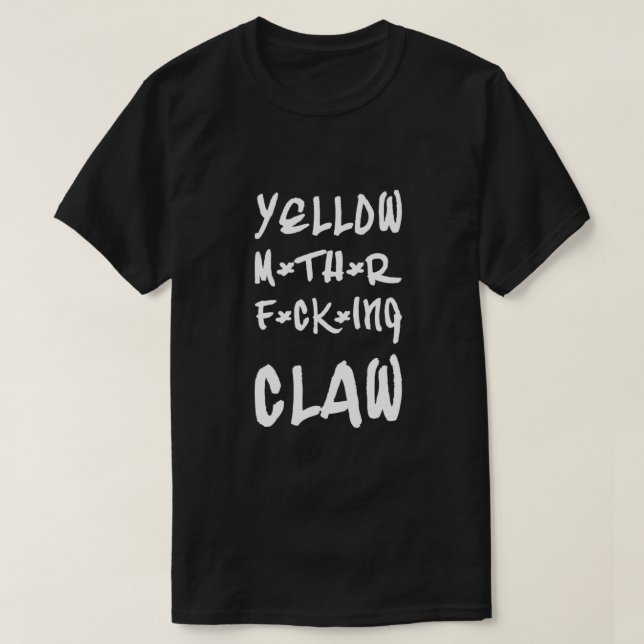 T-shirt Lavette jaune indispensable (Design devant)