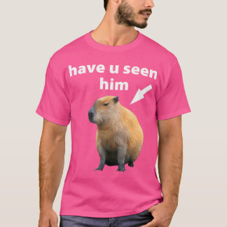 T-shirt L'Avez-Vous Vu Capybara ?