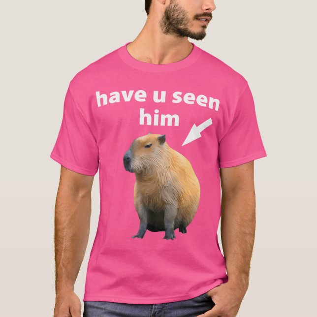 T-shirt L'Avez-Vous Vu Capybara ? (Devant)