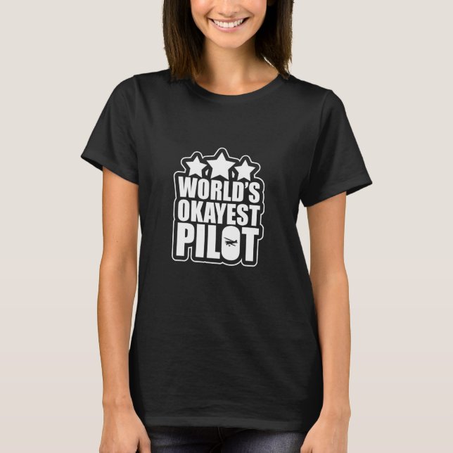 T-shirt L'avion pilote le plus drôle du monde (Devant)