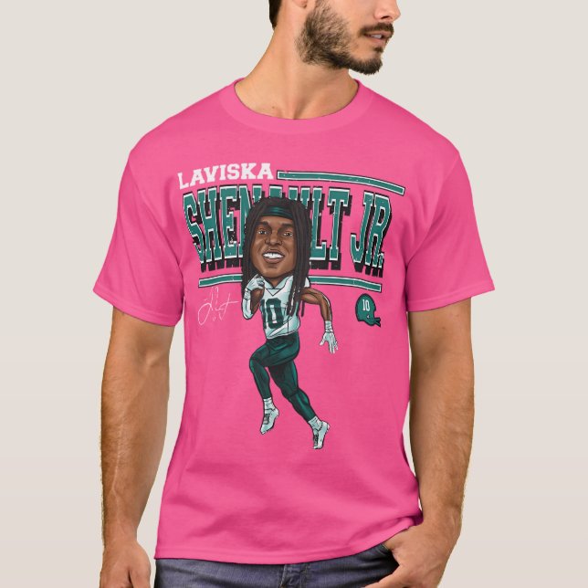 T-shirt Laviska Shenault Jr. Jacksonvilles Cartoon (Devant)