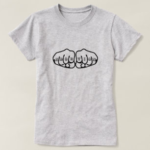 T-shirt L'avortement Knuckle Tattoos
