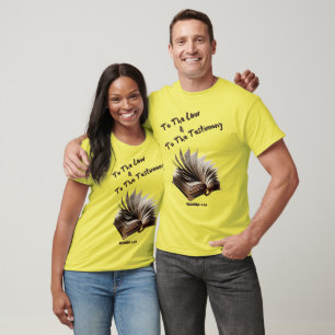 T-shirt Law and Testimony Unisex