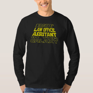 T-shirt Law Office Assistant  Space Backside Design