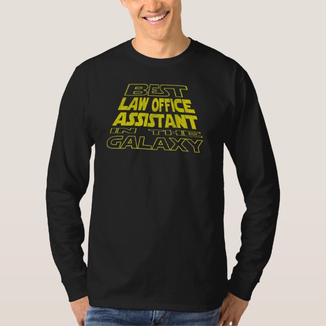 T-shirt Law Office Assistant  Space Backside Design (Devant)