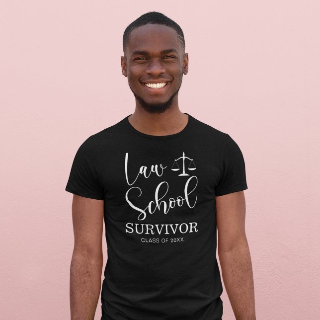 T-shirt Law School Survivor Funny Graduate (Créateur téléchargé)