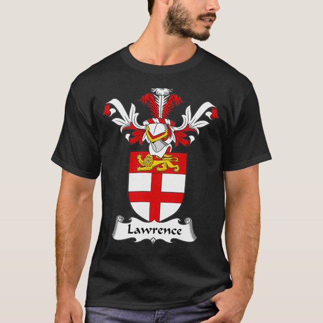 T-shirt Lawrence Armoiries de la famille Crest (Devant)