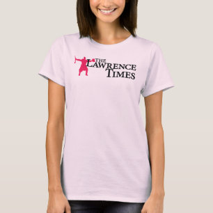 T-shirt Lawrence Times rose femme