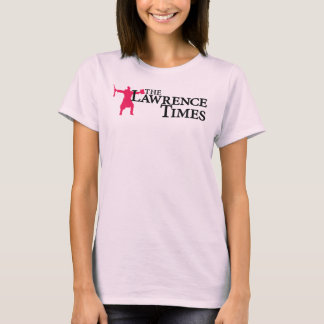 T-shirt Lawrence Times rose femme
