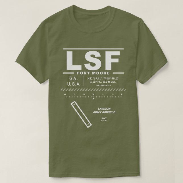 T-shirt Lawson Army Airfield LSF (Design devant)