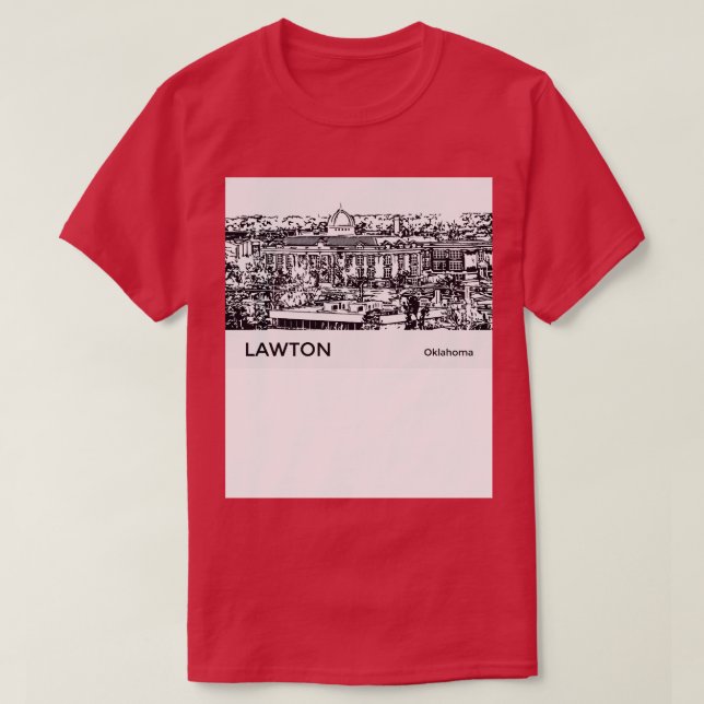 T-shirt Lawton Oklahoma (Design devant)