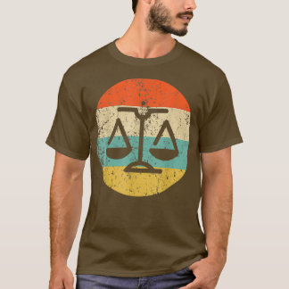 T-shirt Lawyer Judge Retro Scale of Justice