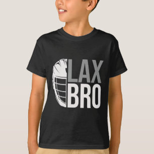 T-shirt Lax Bro Drôle Lacrosse Joueur Garçon Enfants