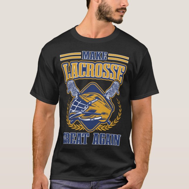 T-shirt Lax Club Team Outfit Player Coach Fans Coaches Lac (Devant)