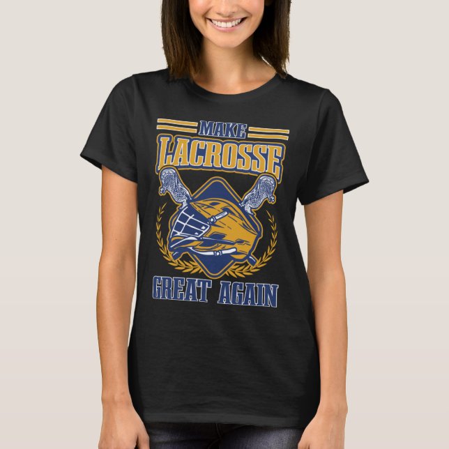 T-shirt Lax Club Team Outfit Player Coach Fans Coaches Lac (Devant)