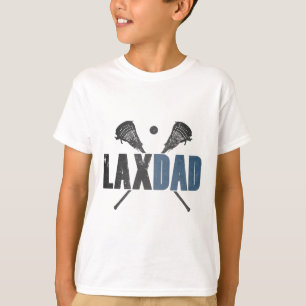 T-shirt Lax Papa Lacrosse Joueur Père Bâtons d'entraîneurs