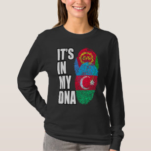 T-shirt L'Azerbaïdjan Et L'Érythrée Mélangent Le Patrimoin