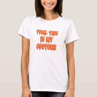 T-shirt Lazy costume