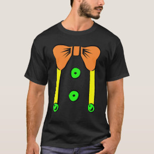 T-shirt Lazy Costume d'Halloween Tee - shirts Suspendants 