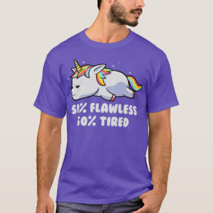 T-shirt Lazy Cute Unicorn Cadeau (1)