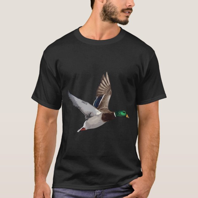 T-shirt Lazy Drake - Chemise De Chasse Au Canard Par Eau C (Devant)