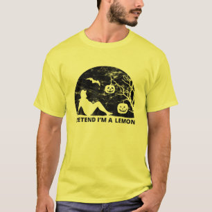 T-shirt Lazy Halloween Costume Faire semblant d'être un c