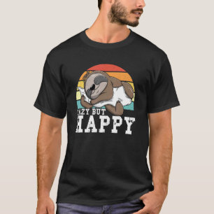 T-shirt Lazy, Mais Happy Fault Spruch Sweet Sleeping Sloth