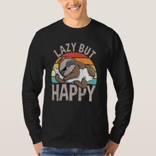 T-shirt Lazy, Mais Happy Fault Spruch Sweet Sleeping Sloth