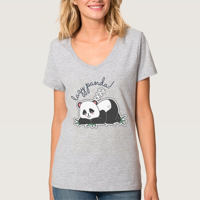 T-shirt Lazy Panda (Devant)
