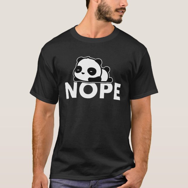 T-shirt Lazy Panda (Devant)