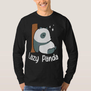 T-shirt Lazy Panda Bamboo Cute Panda ours Animal