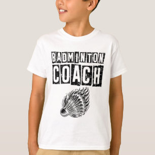 T-shirt Lazy Sloth Badminton Player Shuttle