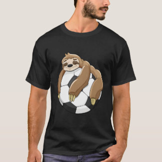 T-shirt Lazy Sloth Soccer maillot de football Lover équipe