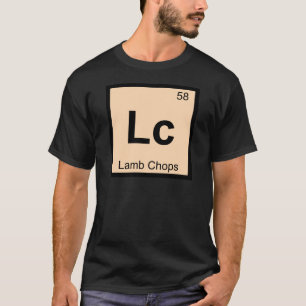 T-shirt Lc - Chocs d'agneau Chimie Symbole de table pério