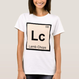 T-shirt Lc - Symbol du tableau périodique de la chimie des