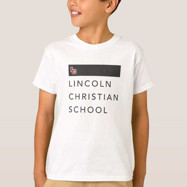 T-shirt LCS - Chemise de logo LCS pour les jeunes - Blanc (Devant)