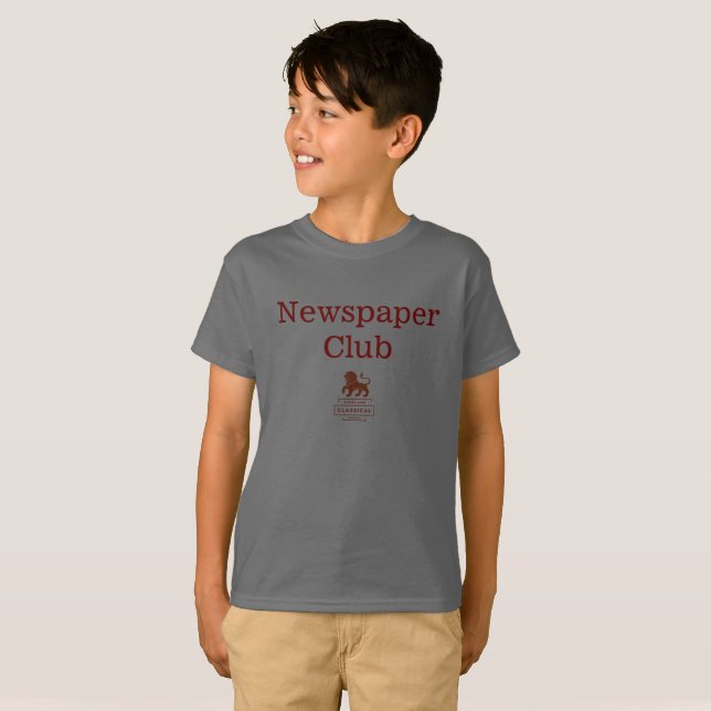 T-shirt LCS de club de journal (Devant entier)