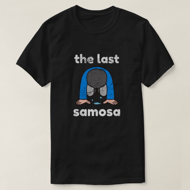 T-shirt L'Dernier cadeau Samosa Cousin - Amusant (Design devant)