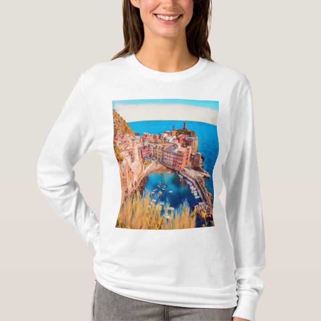 T-shirt ldp VERNAZZA - Cinque Terre - (Devant)