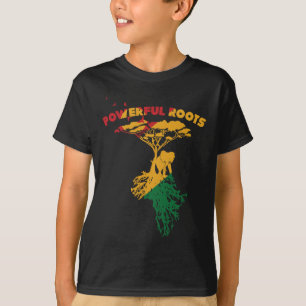 T-shirt Le 10ème Parti favorise le Décor panafricain Afro