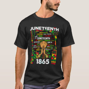 T-shirt Le 11 juin célèbre l'histoire des Noirs de Freedom