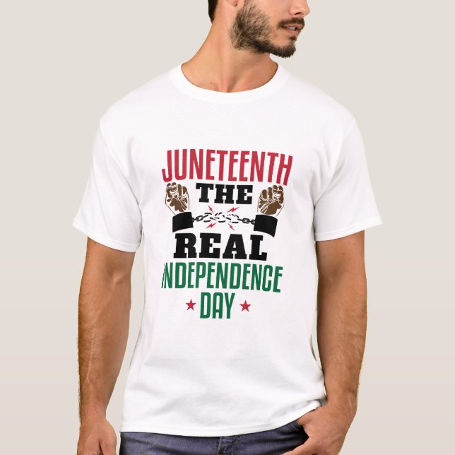 T-shirt Le 11 juin, jour de l'indépendance réelle (Devant)