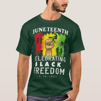 T-shirt Le 11° siècle célèbre la liberté noire