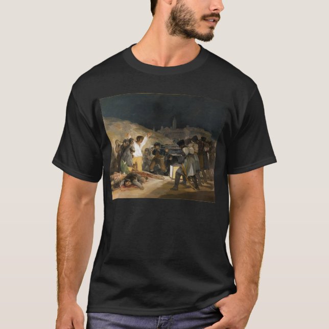 T-shirt Le 3 mai 1808 par Francisco Goya (Devant)