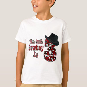 T-shirt Le 3e anniversaire de Little Cowboy