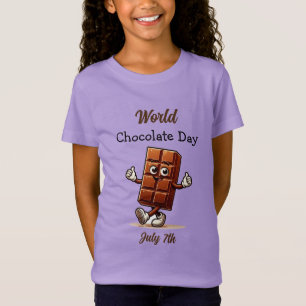 T-Shirt Le 7 juillet est la Journée mondiale du chocolat