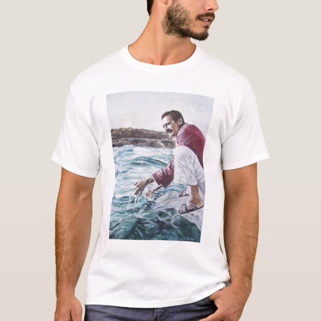 T-shirt Le baba de Meher plonge dans son océan (Devant)